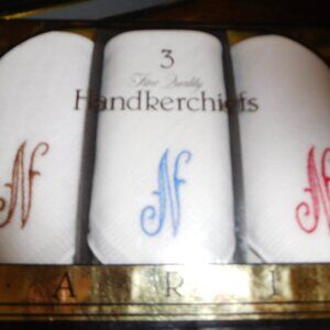 Paris  Handkerchiefs (letter N)